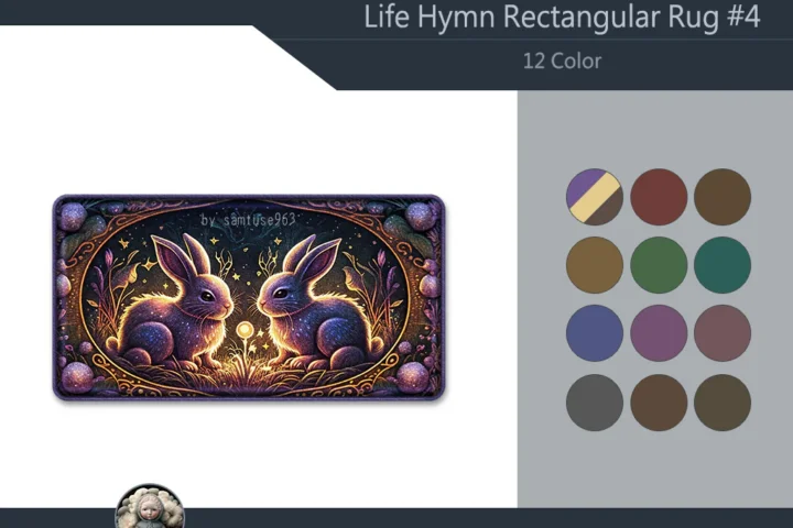 Life Hymn Rectangular Dance Rug #4 Samtuse963