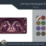 Life Hymn Rectangular Dance Rug #4 Samtuse963