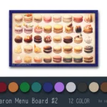 Macaron Menu Board #2 Samtuse963