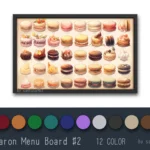 Macaron Menu Board #2 Samtuse963