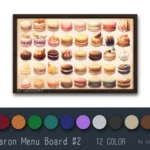 Macaron Menu Board #2 Samtuse963