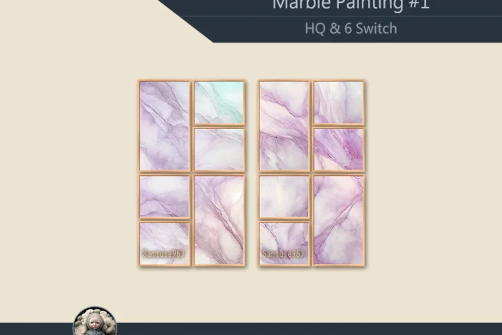 HQ Marble Collage Painting #1 Sellable Samtuse963