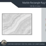 Marble Rectangle Dance Rug #1 HQ Samtuse963