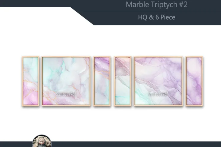 HQ Marble Triptych #2 Sellable Extra E Samtuse963