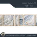 HQ Marble Triptych #3 Sellable Extra E Samtuse963