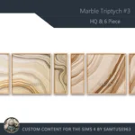 HQ Marble Triptych #3 Sellable Extra E Samtuse963