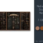 Medieval Store Menu #1 Samtuse963