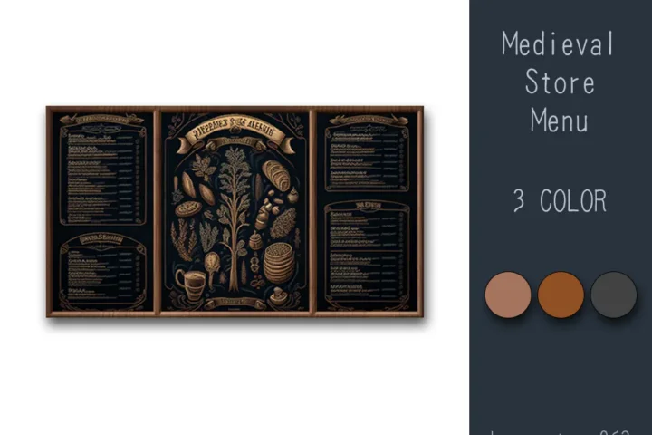 Medieval Store Menu #2 Samtuse963