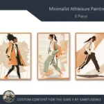Minimalist Athleisure Painting #1 Sellable Extra A Samtuse963