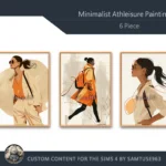 Minimalist Athleisure Painting #2 Sellable Extra A Samtuse963