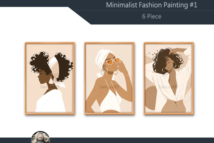 HQ Minimalist Fashion Painting #1 Sellable Extra A Samtuse963