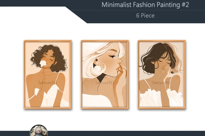 Minimalist Fashion Painting #2 Sellable Extra A Samtuse963