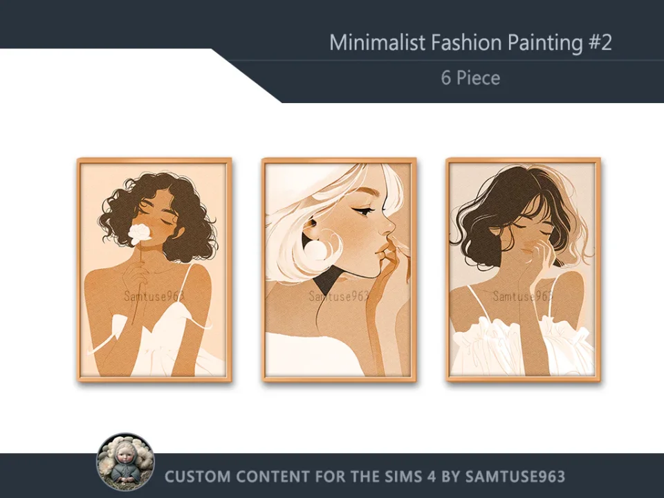 Minimalist Fashion Painting #2 Sellable Extra A Samtuse963