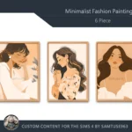 Minimalist Fashion Painting #2 Sellable Extra A Samtuse963