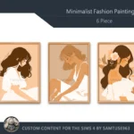 Minimalist Fashion Painting #3 Sellable Extra A Samtuse963