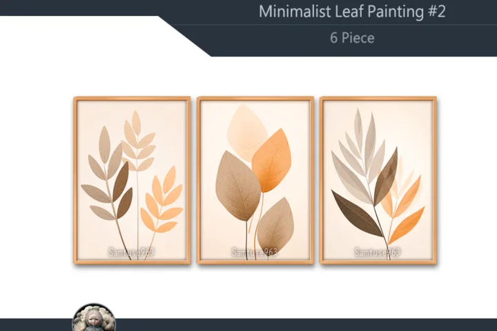 Minimalist Leaf Painting #2 Sellable Extra A Samtuse963