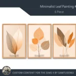 Minimalist Leaf Painting #2 Sellable Extra A Samtuse963