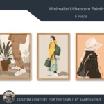 Minimalist Urbancore Painting #1 Sellable Extra A Samtuse963