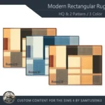 HQ Modern Rectangular Dance Rug #2 Samtuse963