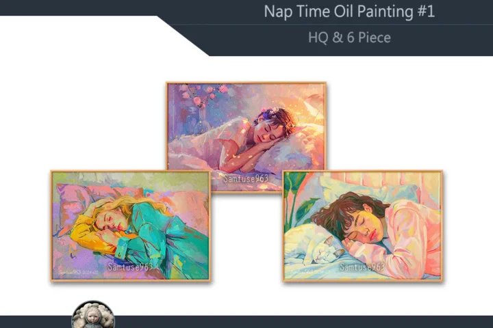 HQ Nap Time Oil Painting #1 Sellable Samtuse963
