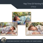 Nap Time Oil Painting #2 Sellable Samtuse963