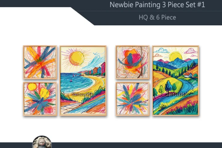 HQ Newbie Painting 3 Piece Set #1 Sellable Extra F Samtuse963