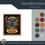 Pasta Menu Frame #1 Samtuse963