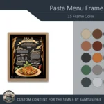 Pasta Menu Frame #1 Samtuse963