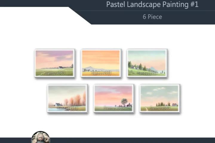 Pastel Landscape Painting #1 Sellable Samtuse963