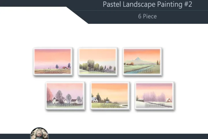Pastel Landscape Painting #2 Sellable Samtuse963