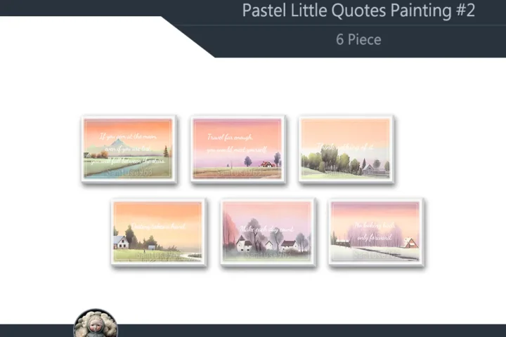 Pastel Little Quotes Frame #2 Sellable Samtuse963