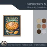 Pie Sale Poster Frame #1 Samtuse963