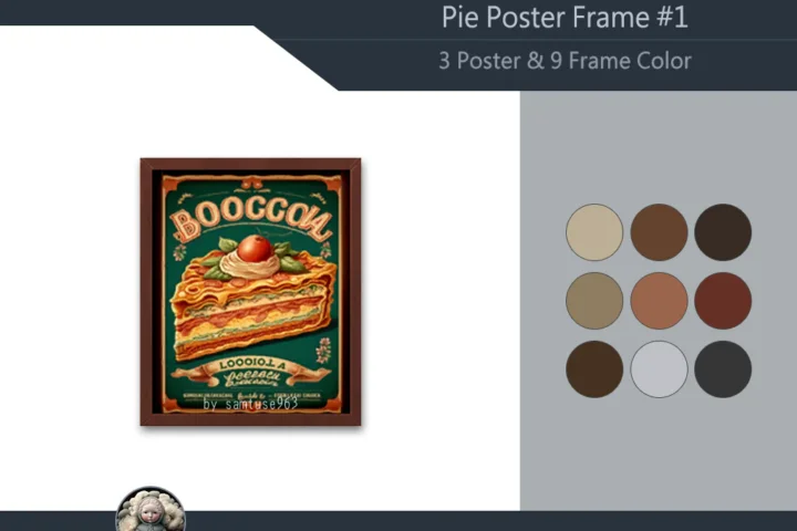 Pie Sale Poster Frame #1 Samtuse963