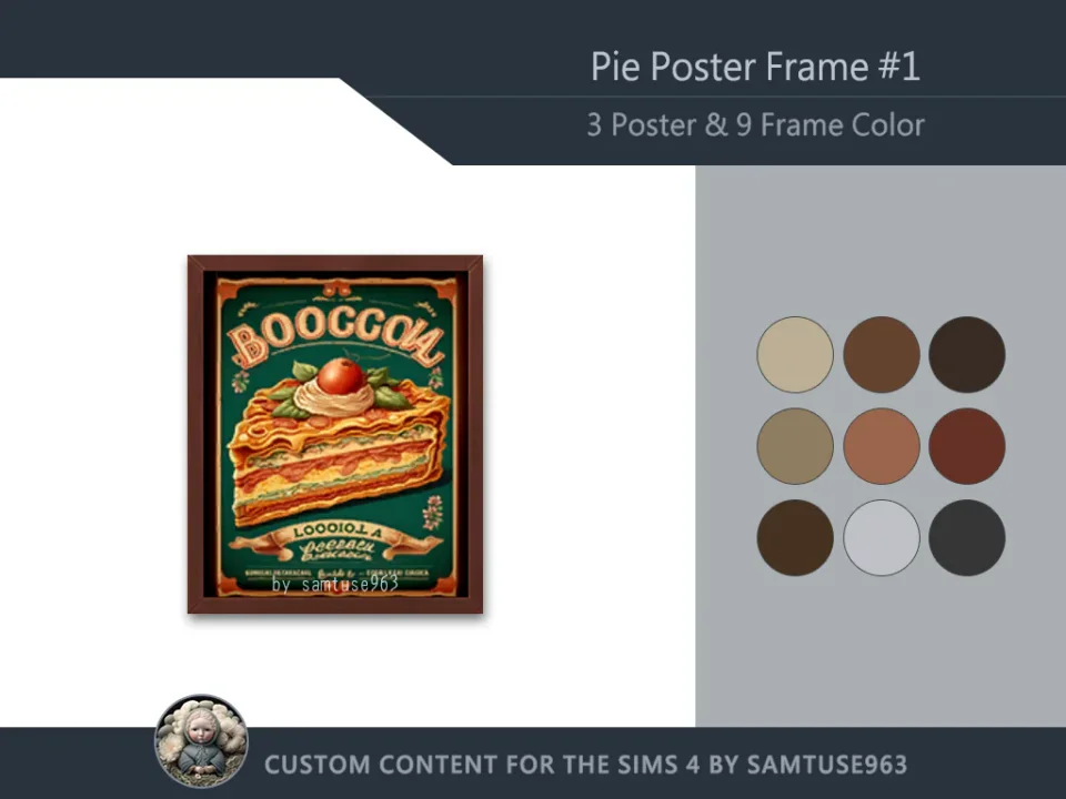 Pie Sale Poster Frame #1 Samtuse963
