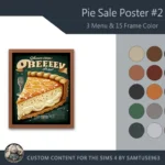 Pie Sale Poster Frame #2 Samtuse963
