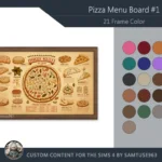 Pizza Menu Board #1 Samtuse963