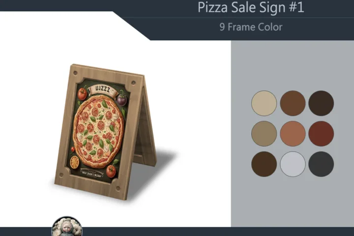 Pizza Sale Wooden Sign #1 Samtuse963