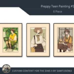 Preppy Teen Painting #1 Sellable Extra A Samtuse963
