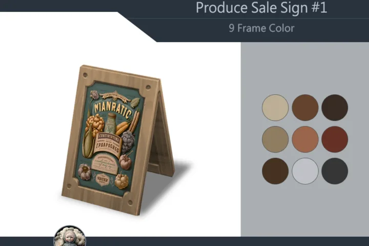 Produce Sale Wooden Sign #1 Samtuse963
