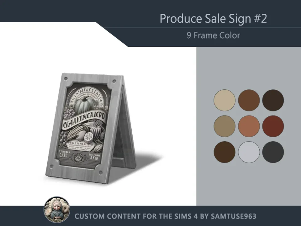 Produce Sale Wooden Sign #2 Samtuse963