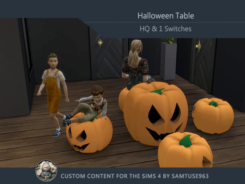 Halloween Pumpkin Table Samtuse963