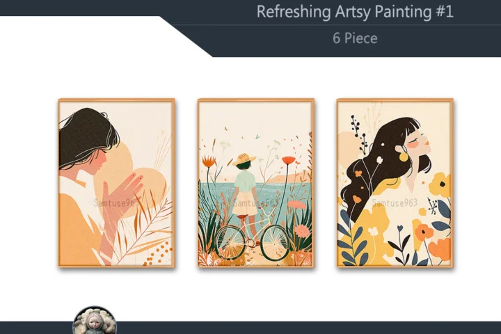 Refreshing Artsy Painting #1 Sellable Extra A Samtuse963