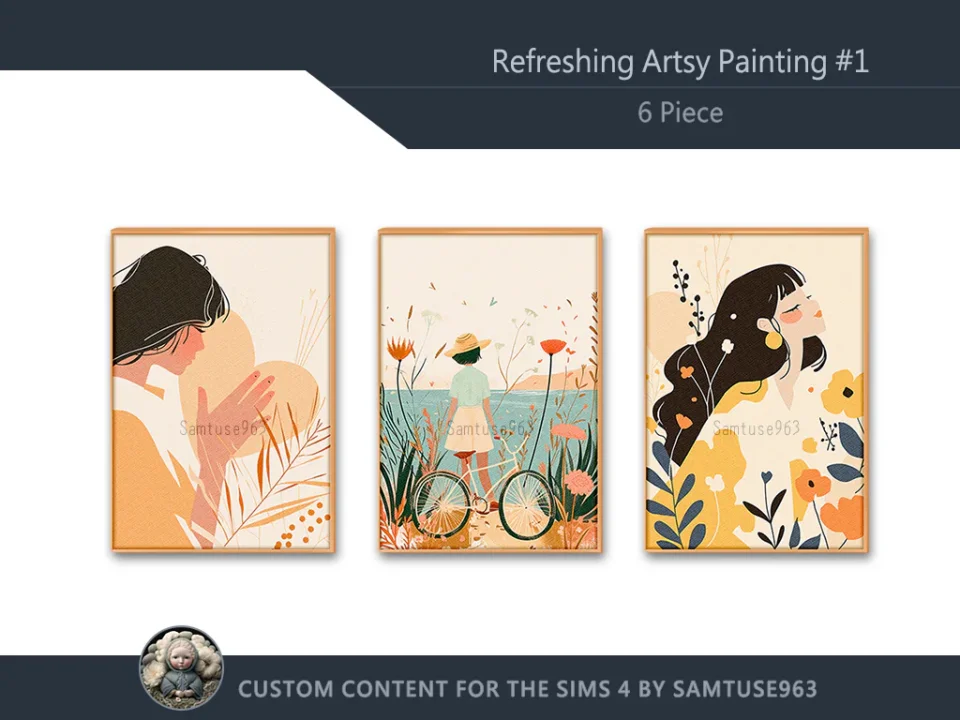 Refreshing Artsy Painting #1 Sellable Extra A Samtuse963