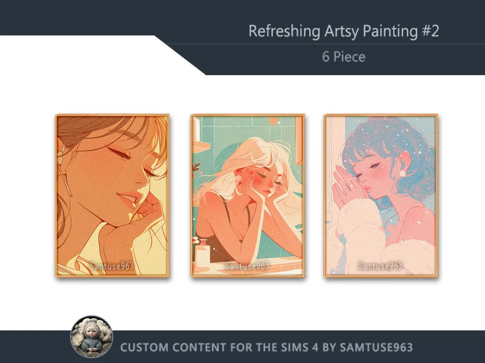 Refreshing Artsy Painting #2 Sellable Extra A Samtuse963