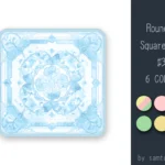 Rounded Square Dance Rug #3 Samtuse963
