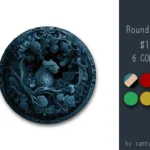 Leopard Round Dance Rug #12 Samtuse963