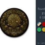 Classic Pattern Round Dance Rug #19 Samtuse963
