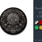 Classic Pattern Round Dance Rug #19 Samtuse963