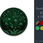 Classic Pattern Round Dance Rug #20 Samtuse963