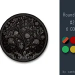 Classic Pattern Round Dance Rug #20 Samtuse963